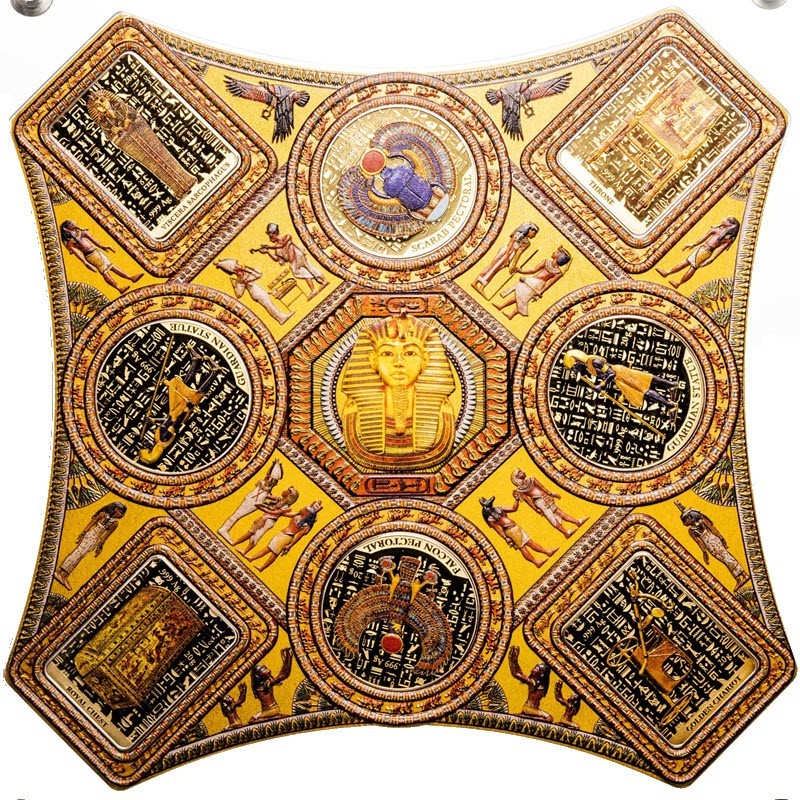 Набор из 8-ми серебряных монет Соломоновых островов 