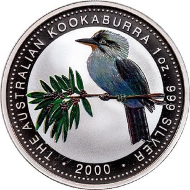 Серебряная монета Австралии 