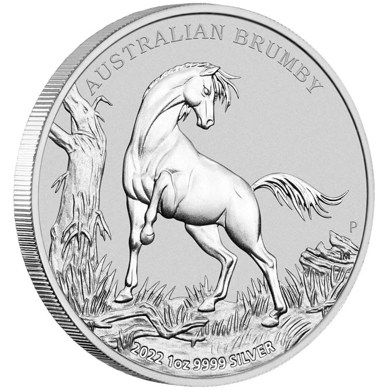 Серебряная монета Австралии 