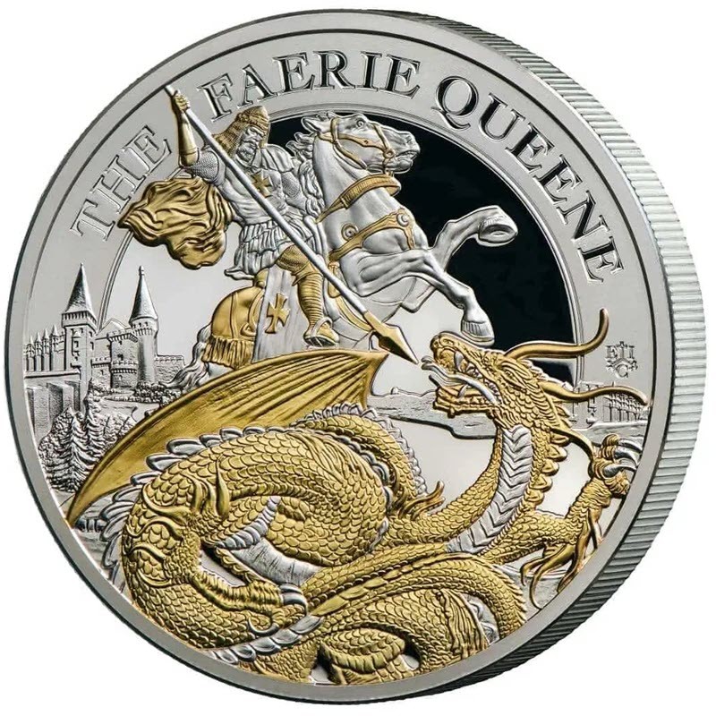 Серебряная монета Острова Святой Елены 