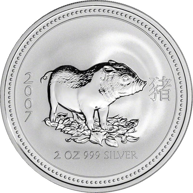 Серебряная монета Австралии 