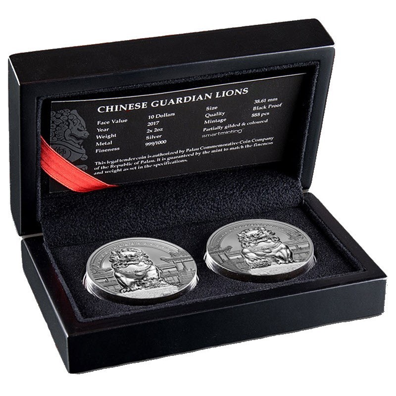 Набор из 2-х серебряных монет Палау 