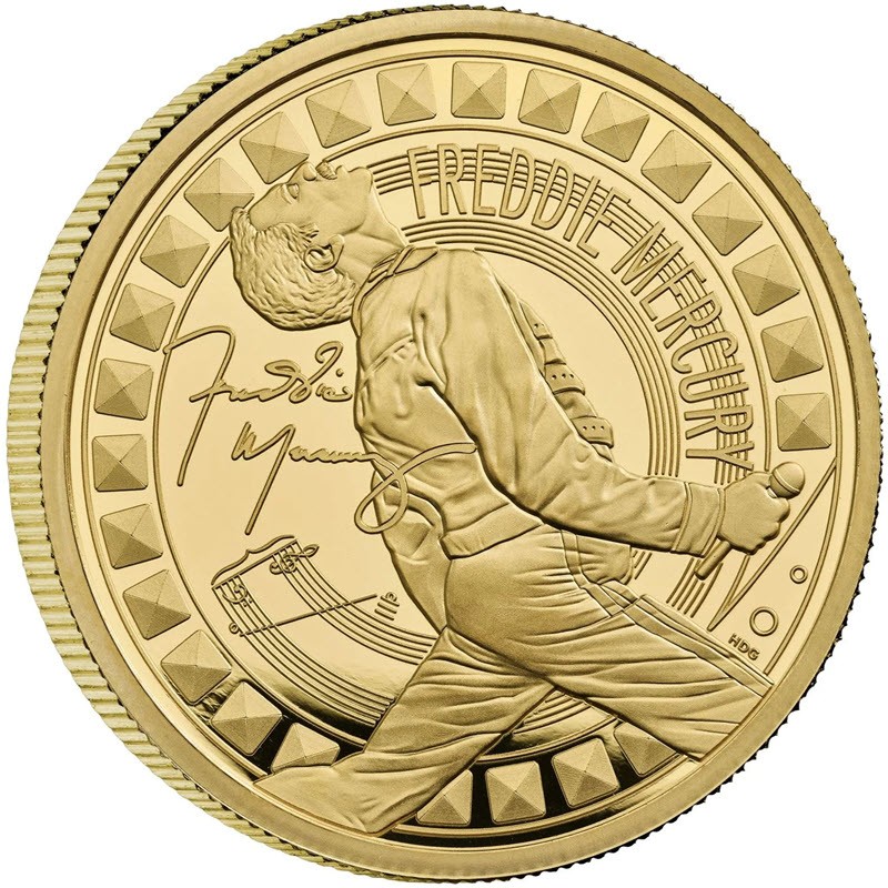 Золотая монета Великобритании 