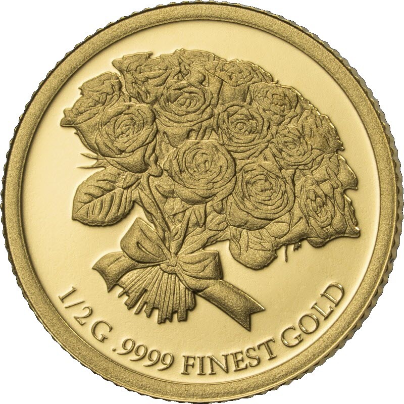 Золотая монета Конго 