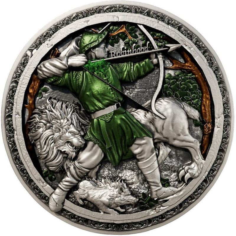 Серебряная монета Камеруна 