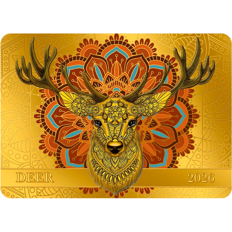 Золотая монета Самоа 