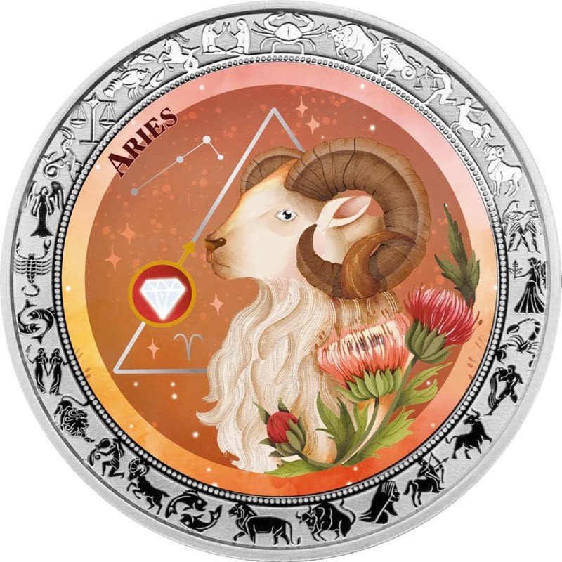 Серебряная монета Ганы 
