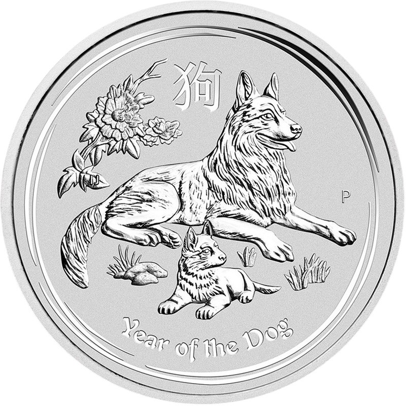 Серебряная монета Австралии 