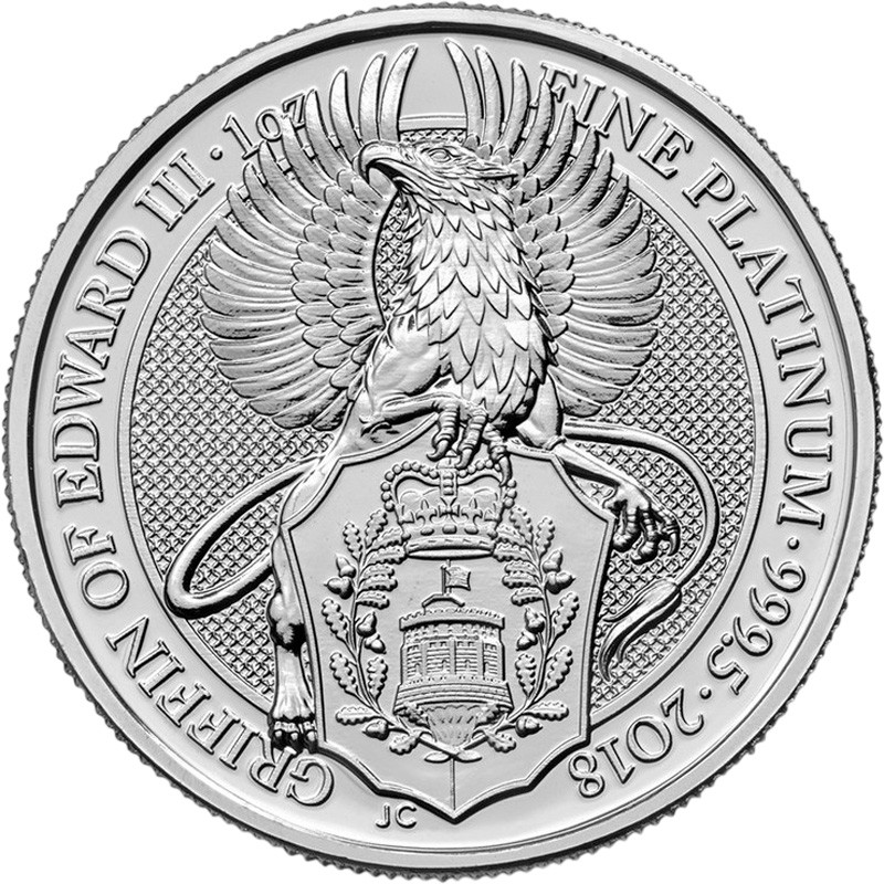 Платиновая монета Великобритании 