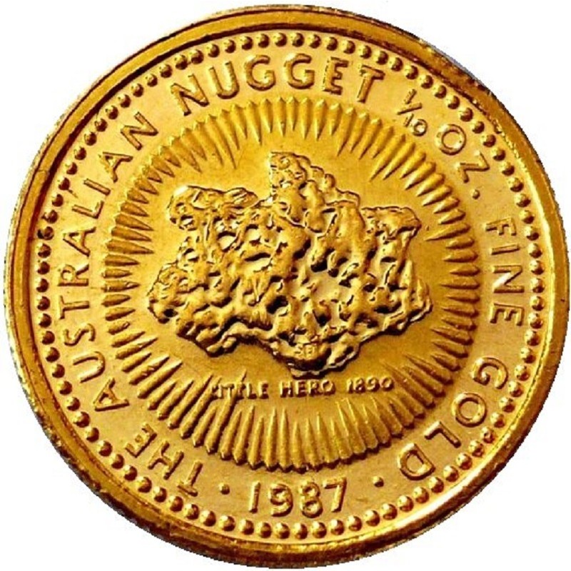 Золотая монета Австралии 