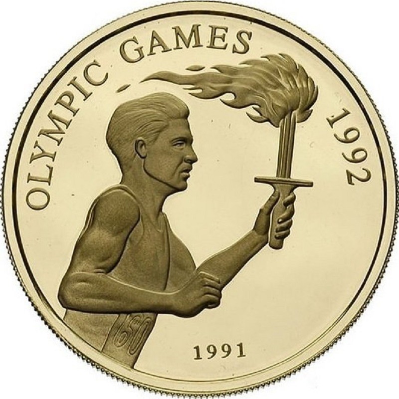 Золотая монета Самоа 